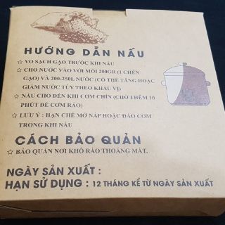 (2Kg) Gạo Sạch Tím Thơm Dẻo 2019 [ 120k/kg, hộp 2kg ]