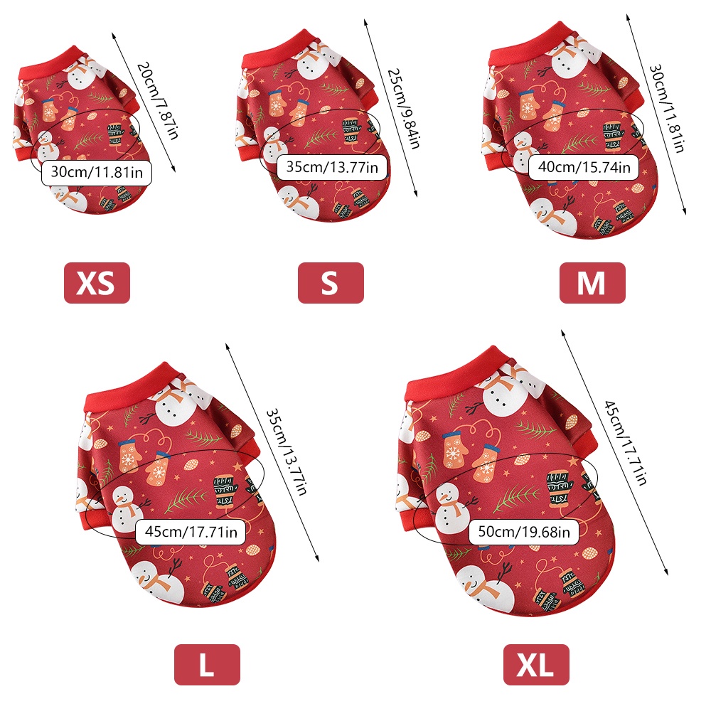 Áo Len HọA TiếT GiáNg Sinh Cho Thú Cưng