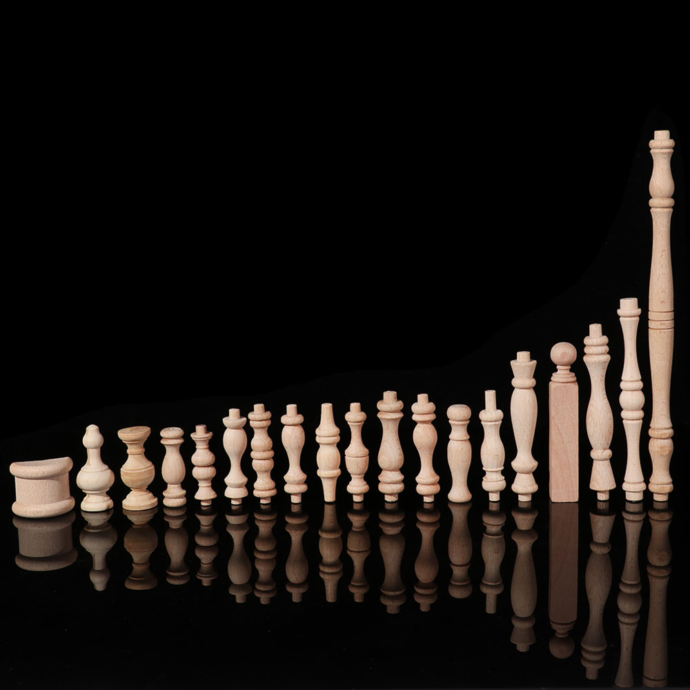 Phụ Kiện Chân Ghế Bằng Gỗ Kiểu Dáng Cổ Điển Chất Lượng Cao