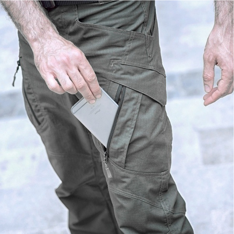 Quần dài nhiều túi chống thấm nước nhanh khô phong cách năng động dành cho nam