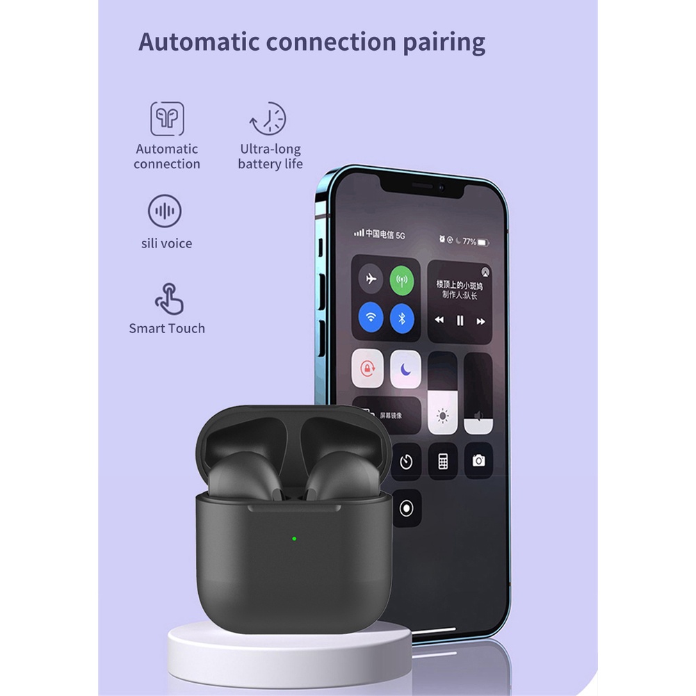 Tai Nghe Bluetooth Pro4 Mini Thật Tai Nghe Nhét Tai Không Dây Cho Điện Thoại Cầm Tay Gọi Trong Tai Tai Nghe Có Mic