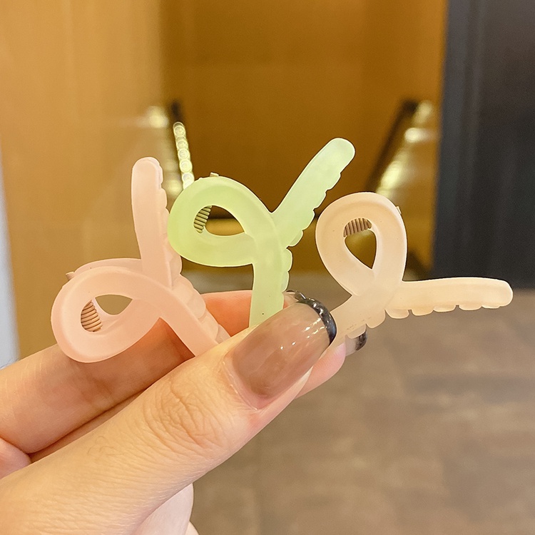 Kẹp tóc nhỏ màu nhám phong cách Hàn Quốc thời trang dễ thương cho bé gái