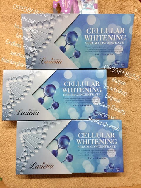 Serum Lariena Cellular Whitening mẫu mới nhất