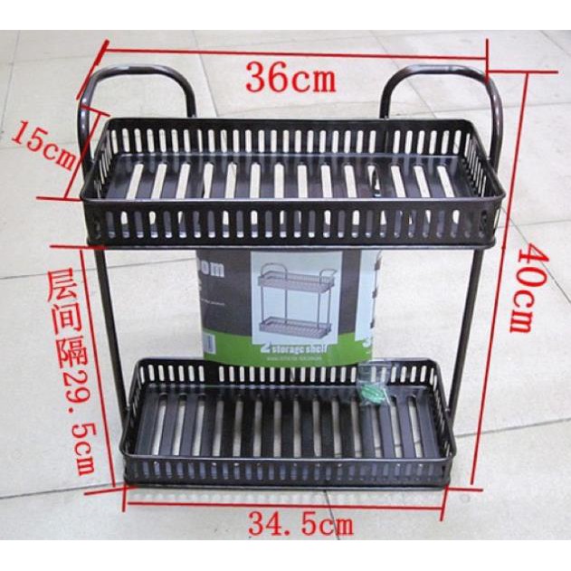 Kệ nhà tắm ,nhà bếp Sơn tĩnh điện màu đen cao cấp