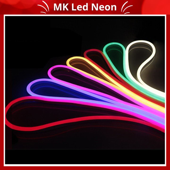 Dây Đèn Led Neon Ngoài Trời Không Thấm Nước Kt 6*12, Điện Áp 12v, 2,5cm Một Lần Cắt, Uốn Chữ Quảng Cáo Đa Dạng