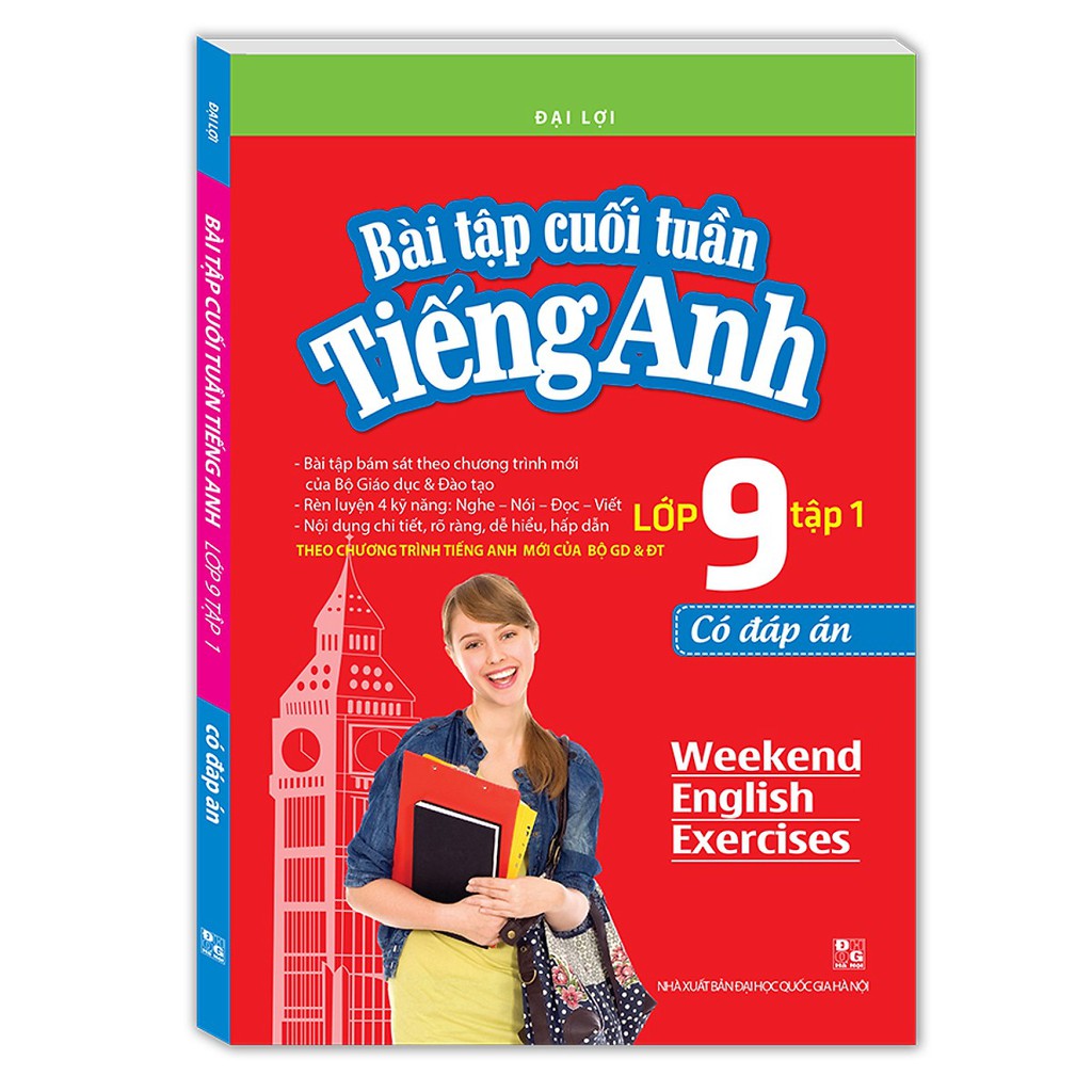 Sách - Bài tập trắc nghiệm tiếng Anh lớp 9 (trọn bộ 2 tâp )