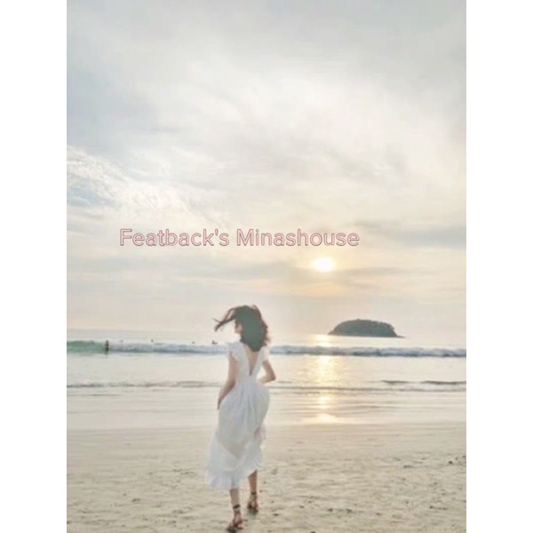 Váy maxi biển dáng dài mina’s house.