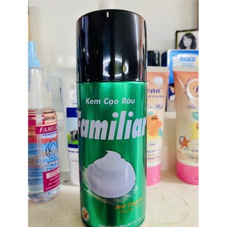 Bọt cạo râu Familiar 300g hương trà xanh