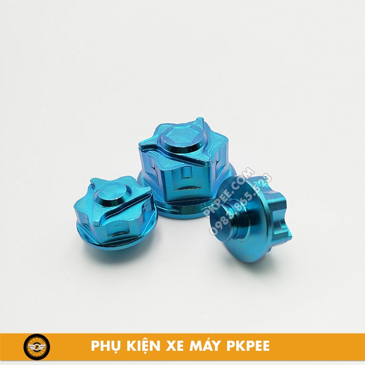 Bộ 3 Ốc Chảng Ba Titan GR5 Gắn Raider Fi, Satria Fi, Sonic - PKPEE