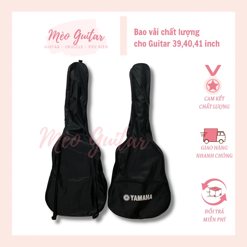 Bao đàn Guitar vải dù chống thấm nước  chất lượng giá sỉ Mèo Guitar