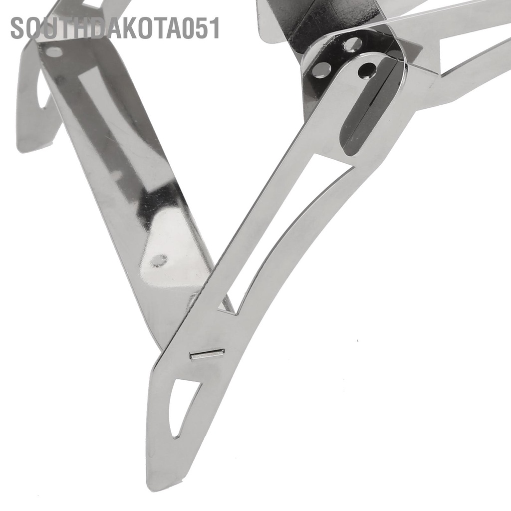 Southdakota051 Loại thẻ ngoài trời Đồ nướng Đứng cắm trại Giá đựng dụng cụ nấu ăn Di động Picnic Gấp