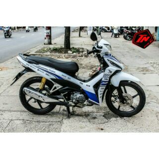 Tem trùm wave rsx đen trắng