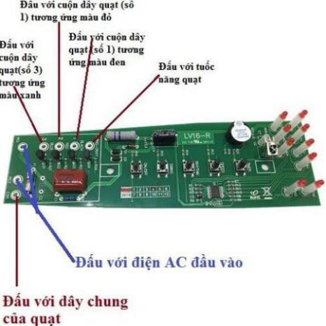 Mạch Quạt Điều Khiển Từ Xa Cho Mitsubishi LV16 RT/RR/RS