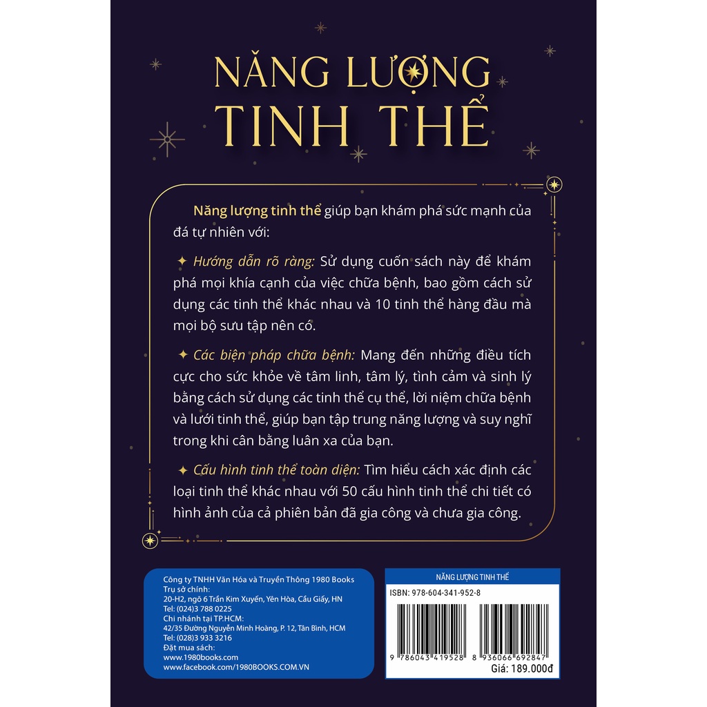 Sách - Năng Lượng Tinh Thể - Phương Pháp Thiền Định Và Chữa Lành Bằng Năng Lượng Đá Tự Nhiên