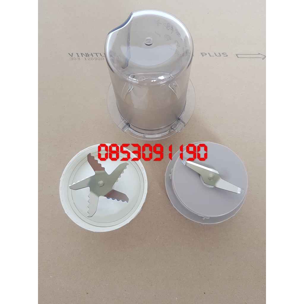 Phụ kiện dao xay sinh tố, khô và cối máy xay Philip HR2108/ HR2104