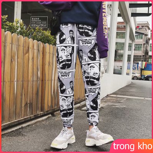 Quần Thể Thao Ống Túm Phong Cách Hip Hop Cho Nam Và Nữ