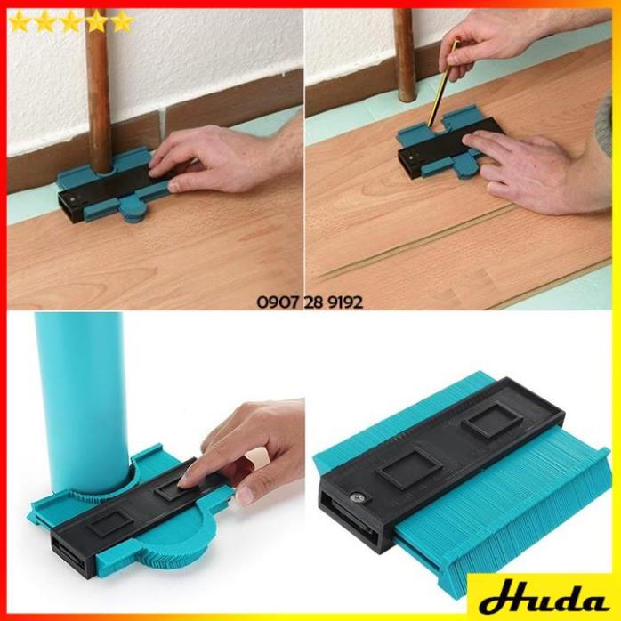 THƯỚC SAO CHÉP HÌNH DẠNG ĐA NĂNG ❤️CÓ KHÓA❤️ THƯỚC ĐO CẮT GẠCH LÁT NỀN DỤNG CỤ THI CÔNG GIẤY DÁN TƯỜNG THẢM LÓT SÀN