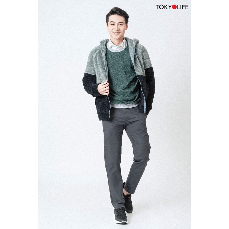Áo Khoác Lông Cừu Nhân Tạo Cao Cấp, Siêu Ấm Nam phối 2 màu TOKYOLIFE J1/I7FLJ500H
