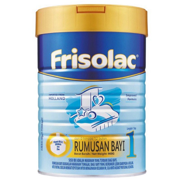 Sữa Frisolac Gold số 1 - 900g (0-6 tháng)_Hàng mới,có sẵn