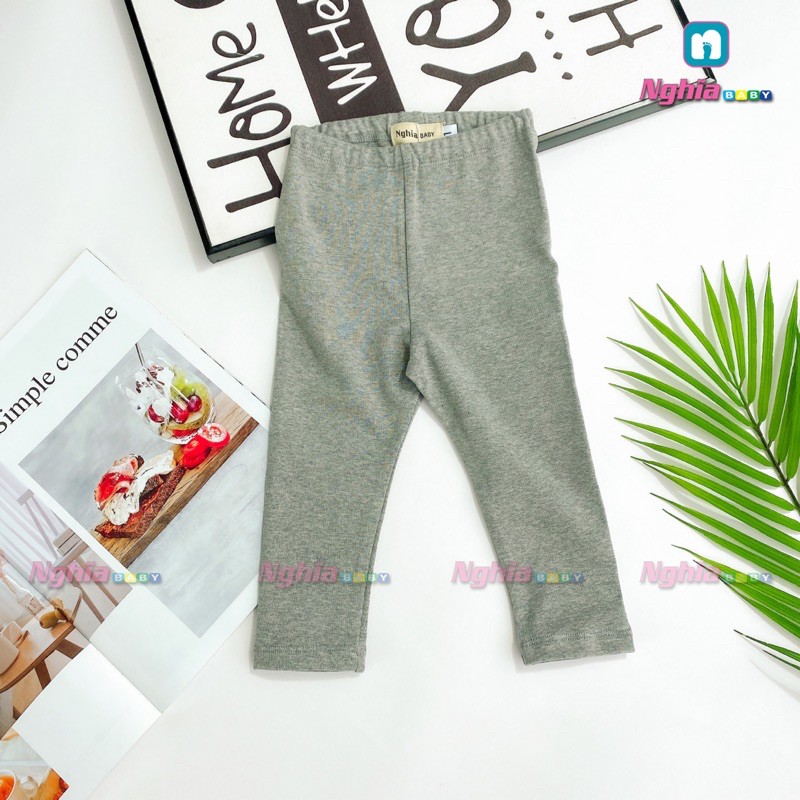 [Mã FARSBR241 giảm 15k đơn 0đ] Quần legging dài NGHĨA BABY Q13 thun cho bé gái