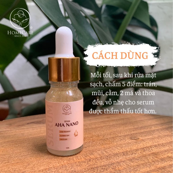 Serum AHA Nano dưỡng da Home Care 10ml