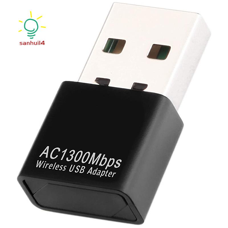 USB WiFi cho PC AC1300Mbps 802.11Ac 2.4Ghz/400Mbps 5.8Ghz/867Mbps