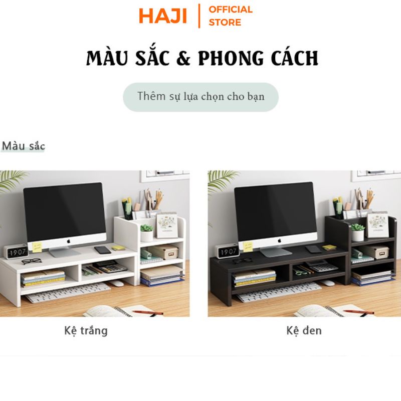 Kệ đỡ máy tính HAJI chống gù lưng khi làm việc 2 màu lựa chọn A184