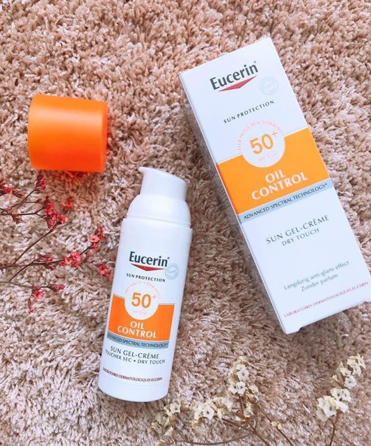 Eucerin Kem Chống Nắng Kiểm Soát Nhờn Sun Oil Control Dry Touch SPF50+ 50ml