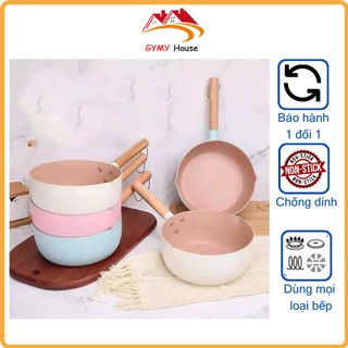 Chảo Lòng Sâu Chống Dính - Quánh Dính Tiện Dụng Chiên, Xào,Nấu - Nồi Nấu Bột Cho Bé Tiện Lợi