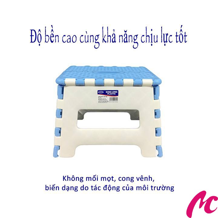 Ghế Đẩu Nhựa Xếp Song Long Gấp Gọn 2577_MC639