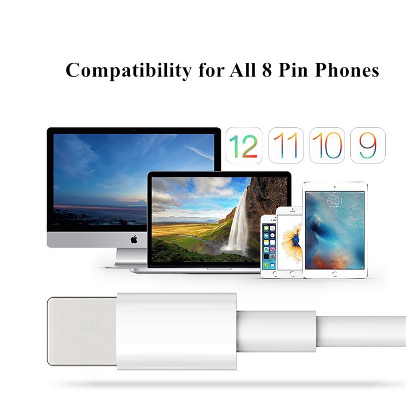 Dây cáp sạc lightning Foxconn chính hãng 100% dài 2m có chip E75 dành cho Apple iPhone/iPad