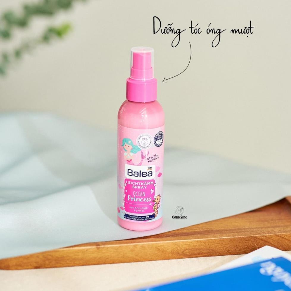 Bộ dưỡng tóc Balea ⚡ NỘI ĐỊA ĐỨC ⚡ Dầu gội xả, xịt dưỡng tóc Balea 2in1 Little Princess, Ocean Princess cho bé gái 200ML