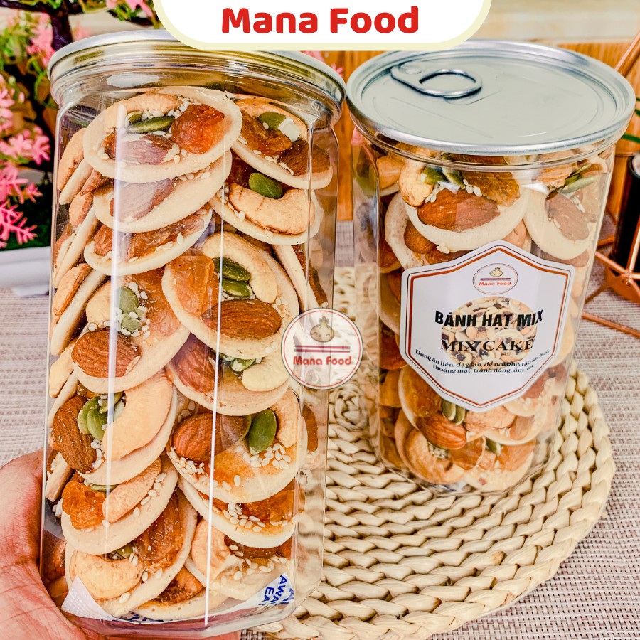 300G Bánh Đồng Tiền Mix Hạt Dinh Dưỡng Mana Food | bánh đồng tiền, bánh hạt mix | Hàng nhập khẩu - Ngon, Chất lượng