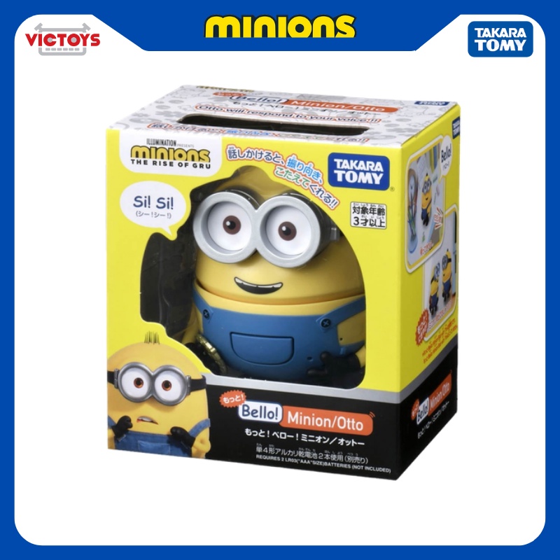 Đồ Chơi Biết Nói Minion More! Bellow! 157335 - Otto Fullbox Chính Hãng Takara Tomy - Victoys