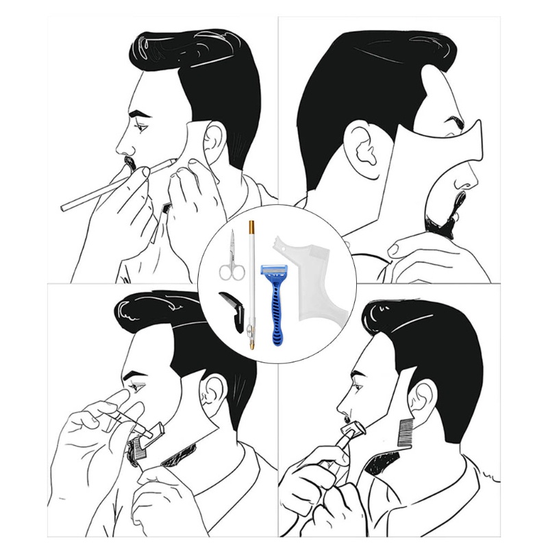 Bộ Dụng Cụ Định Hình Râu 5 Trong 1 Tiện Lợi