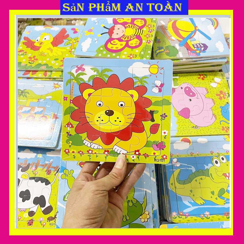 Tranh Ghép Gỗ Thông Minh 9 Mảnh Puzzle - Ghép 9 Mảnh Bằng Gỗ