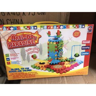 Bộ đồ chơi lắp ghép bánh răng, dùng pin funny bricks 81 miếng 
💲giá: 75.000đ