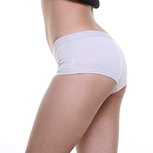 Quần Lót Boxer Vải Cotton Màu Trơn Thoáng Khí Thời Trang Nữ Chất Lượng Cao