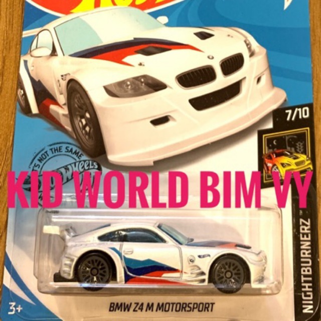 Xe mô hình Hot Wheels basic BMW Z4 M Motorsport GHD16.