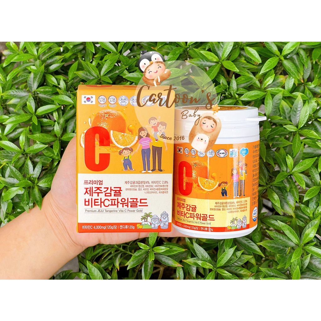 Viên Ngậm Vitamin C Jeju Hàn Quốc 120g