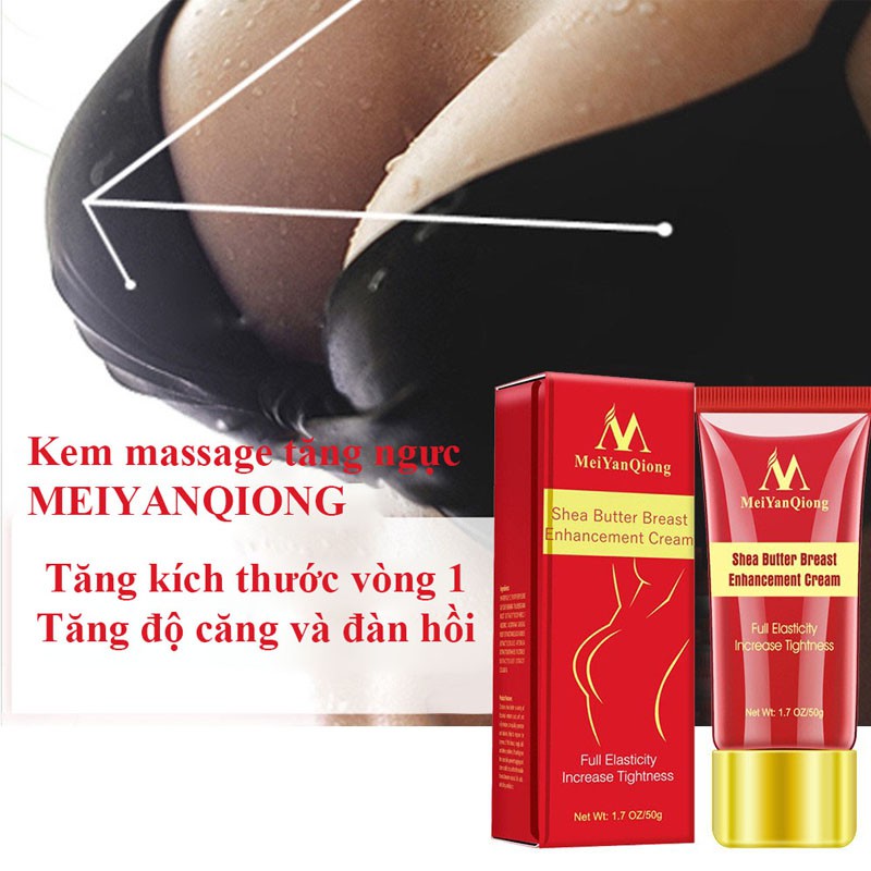 [MeiYanQiong] Kem Nâng Ngực Upsize Nở Ngực, Kem Làm Tăng Kích Thước, Massage Nâng Ngực Chiết Xuất Hạt Bơ Tự Nhiên 50g