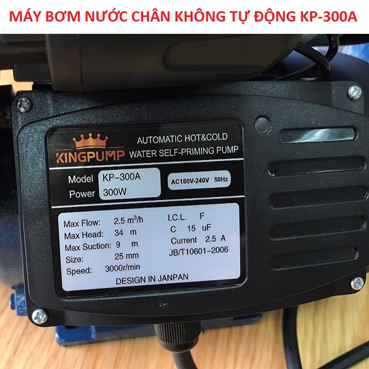 Máy Bơm Nước Tăng Áp, Máy Bơm Chân Không - Máy Bơm Ly Tâm - Chính Hãng KINGPUMP Nhật Bản