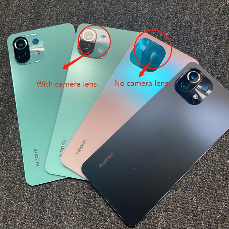 6.55&quot; Ốp Điện Thoại Mặt Kính Có Nắp Bảo Vệ Camera Cho Xiaomi Mi 11 Lite Xiaomi Mi11 Lite 4G 5G