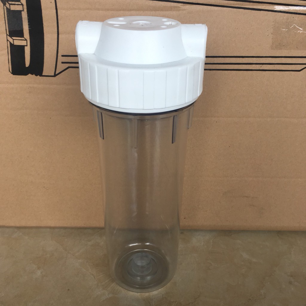 Cốc lọc 10 inch trong suốt 2 ron cao cấp