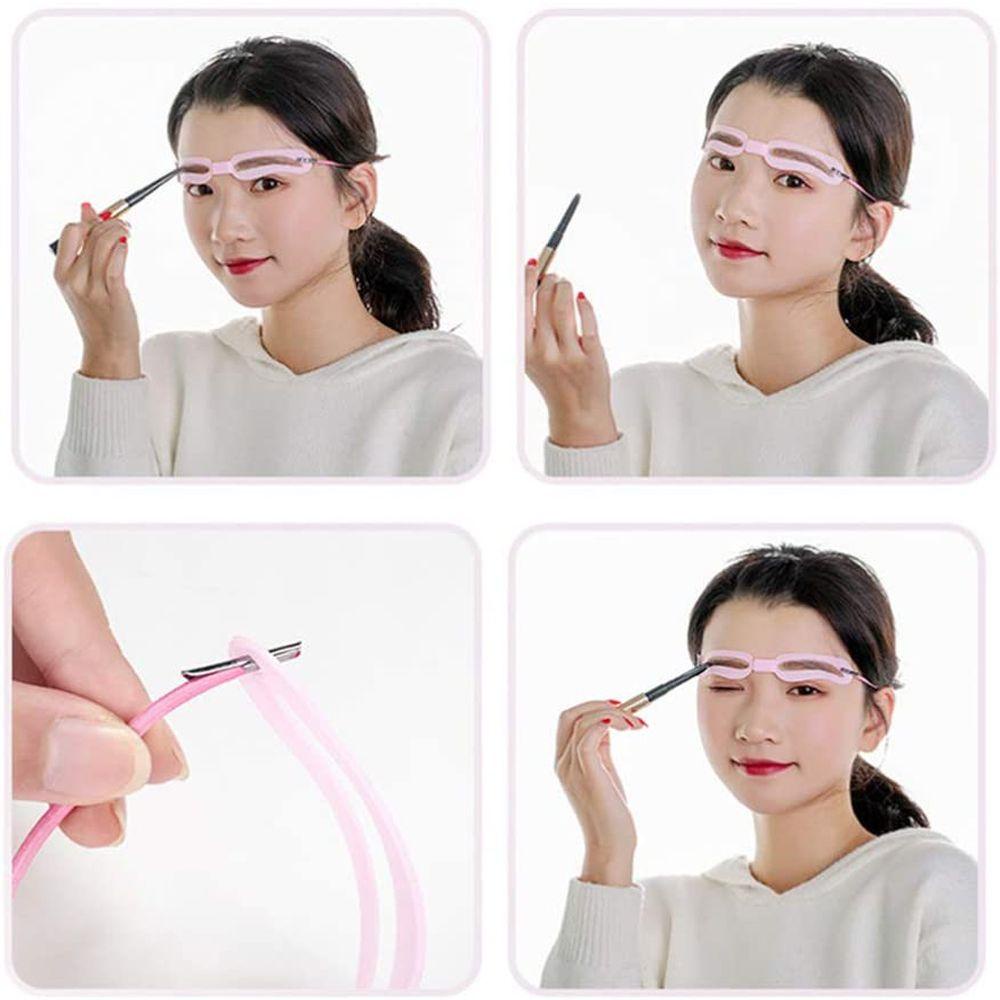 Thẻ Khuôn Vẽ Lông Mày Tái Sử Dụng Tiện Lợi Dành Cho Trang Điểm MIH