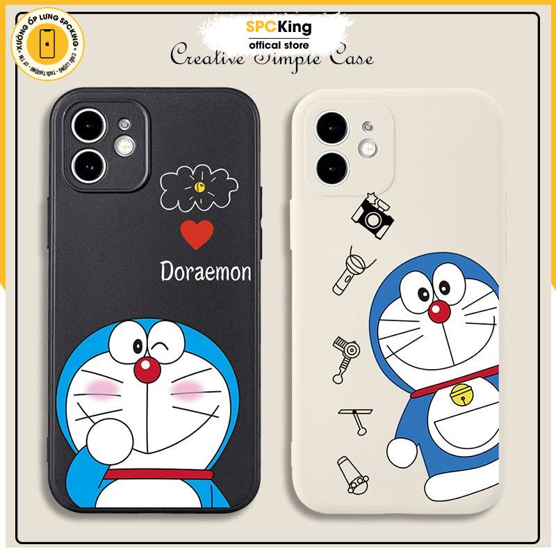 Ốp lưng iphone vuông bvc doraemon 6/6s/6plus,7/8plus,X/Xs/Xr/Xs max/11/11Pro/11Promax/12mini/12/12pro/12promax BVC527