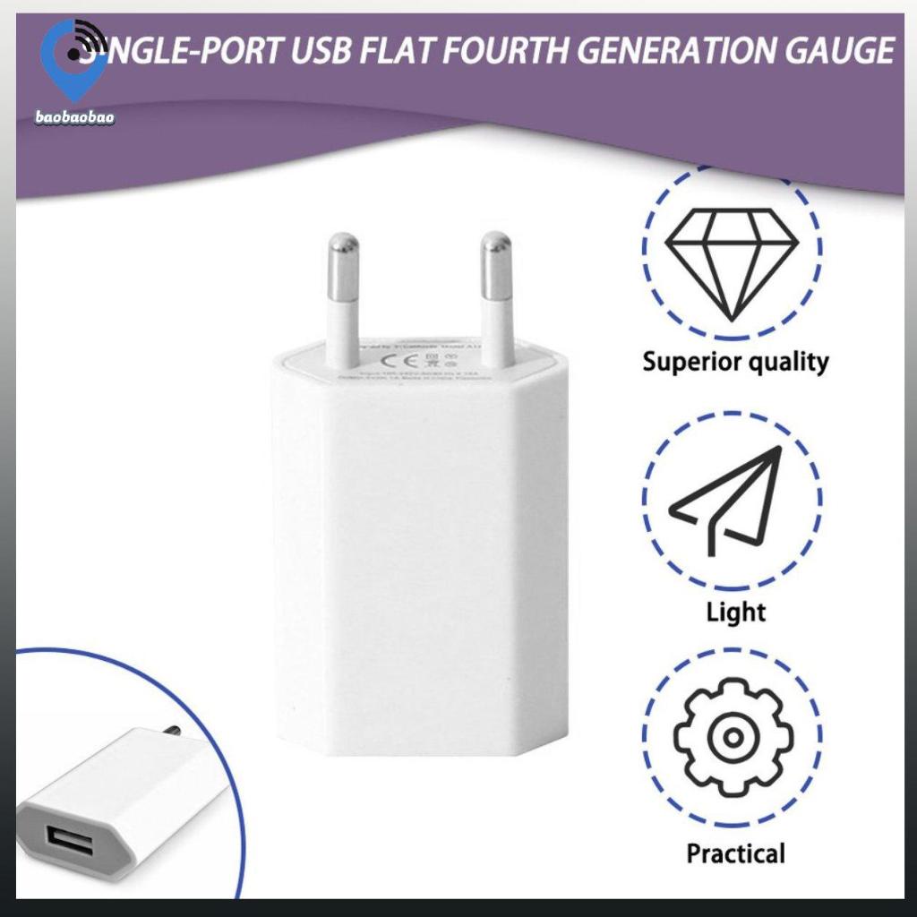 USB Cable Wall Travel Charger Power Adapter USB C 500ma Cable EU Plug