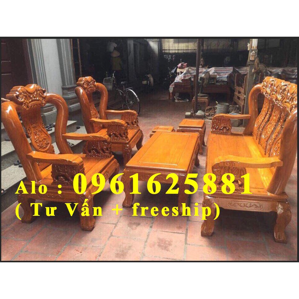 Bộ Ghế Quốc Voi Gỗ Lim Xanh Nam Phi