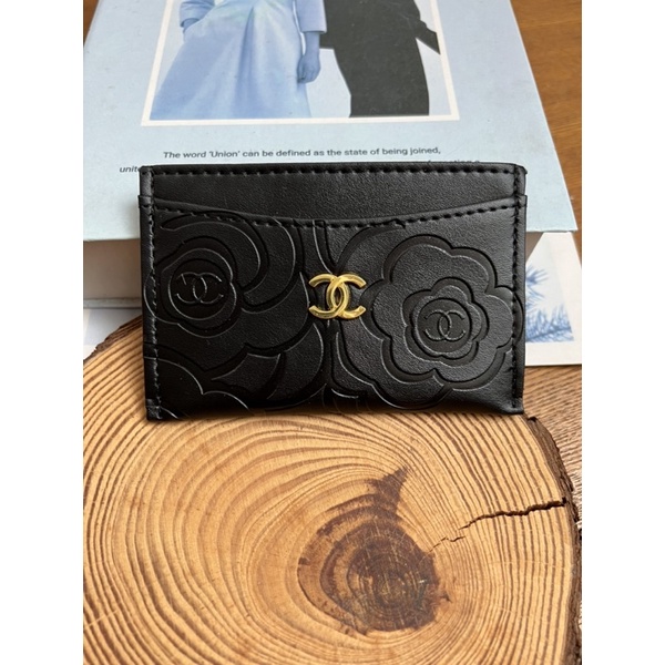 ví card holder Chanel vip gift hoa trà