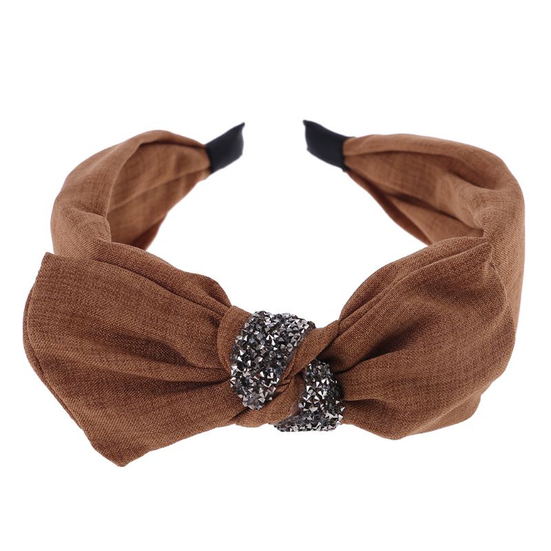 Băng Đô Cài Tóc Đính Đá Phong Cách Hàn Quốc Sang Trọng